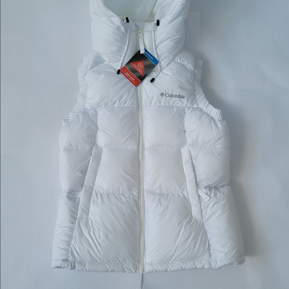 Columbia Women's Pike Lake II Insulated Omni Heat Puffer Vest White Size S
